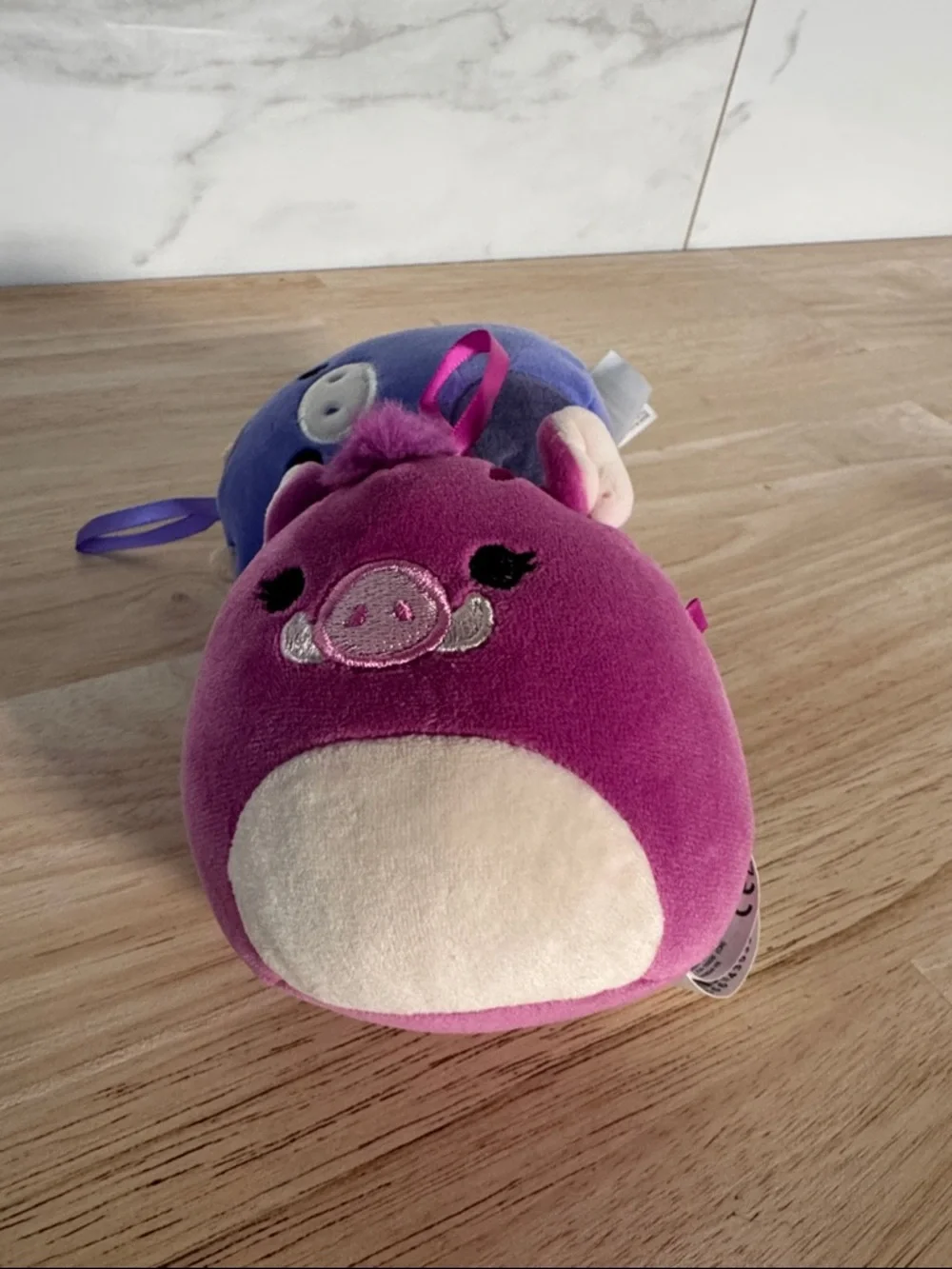 Squishmallow Plush Animal Holiday Ornament Set - Multicolor EUC